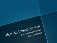How do I install COCO on Mac OS?