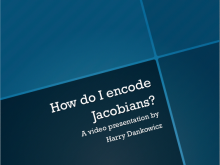 How do I encode Jacobians?