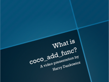 What is coco_add_func?