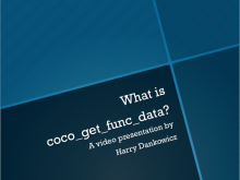 What is coco_get_func_data?